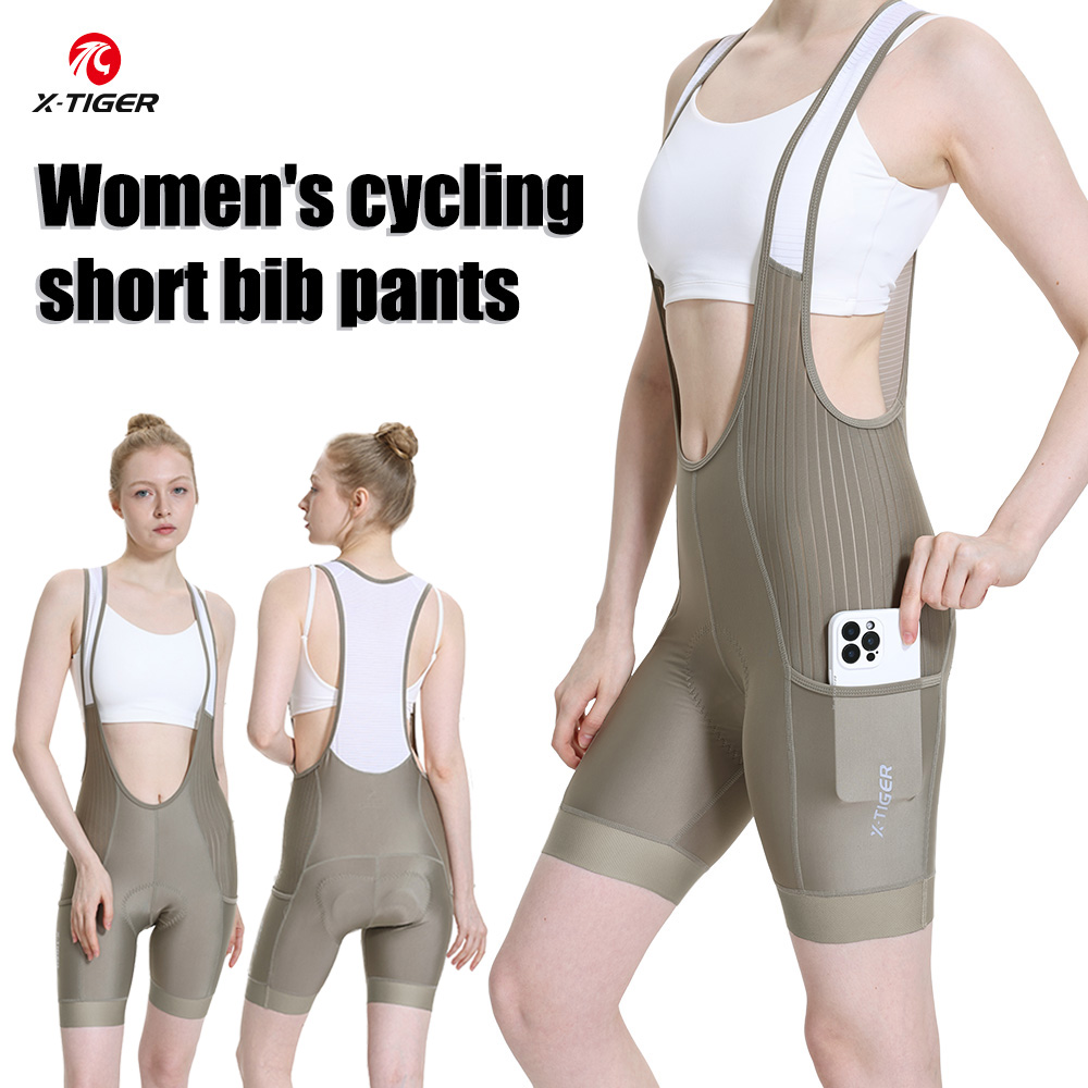 Mountain Biking Shorts Women - Damskie spodenki rowerowe X-TIGER z ochraniaczami,