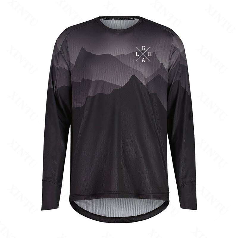 Mountain Biking Jerseys Men - Męska koszulka motocyklowa Lrga Jersey MTB