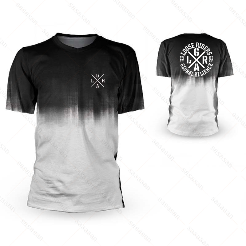 Mountain Biking Jerseys Men - Motocross Loose Riders Koszulka z krótkim
