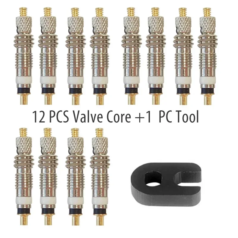 Tubeless Valve Core - 2/6/12 sztuk rower wymienny rdzeń zaworu