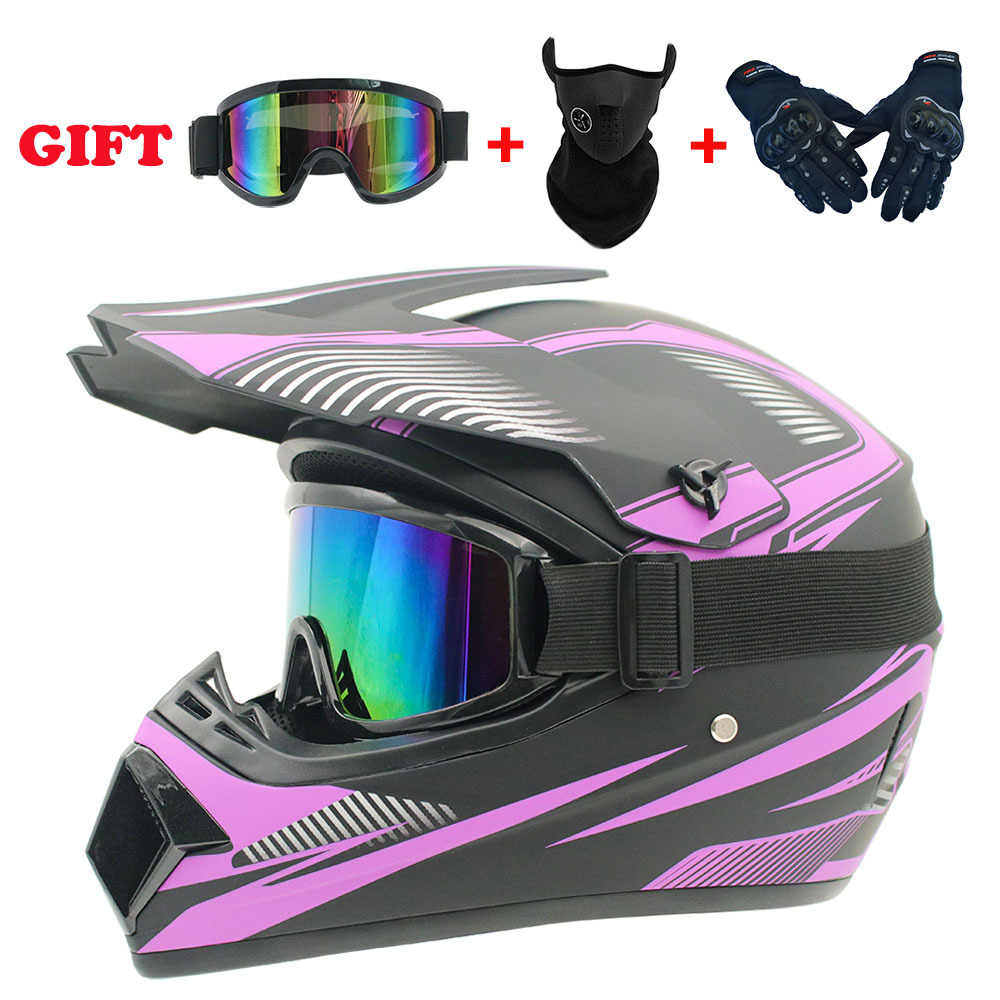 Mountain Biking Helmet Kids - Kask motocyklowy dla dzieci, młodzieżowy, terenowy,