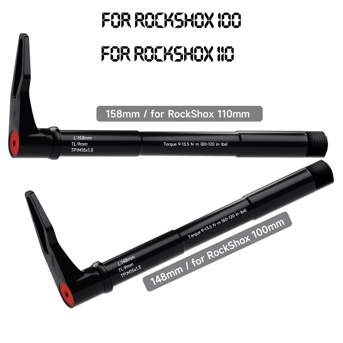 Xcm Mountain Biking - Adapter przedniej osi przelotowej do roweru
