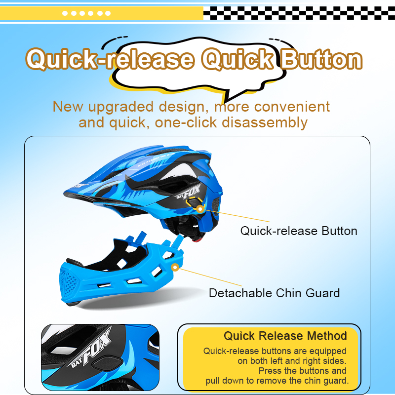 BATFOX dziecięcy kask rowerowy – Mountain Biking Helmet Kids recenzja i cena