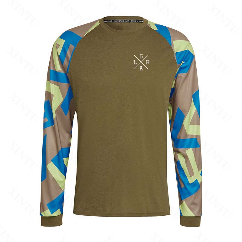 Męska koszulka motocyklowa Lrg – Mountain Biking Jerseys Men recenzja i cena
