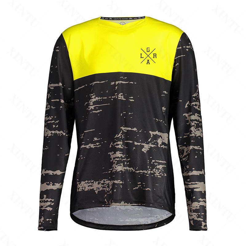 Męska koszulka motocyklowa Lrg – Mountain Biking Jerseys Men recenzja i cena