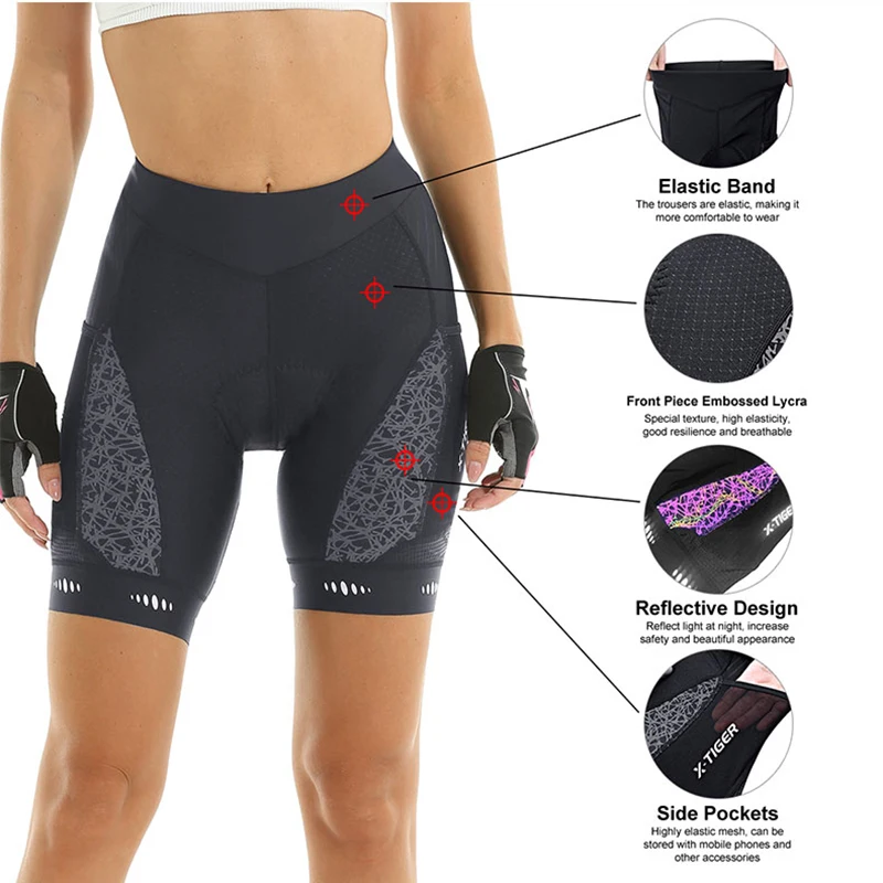 Damskie spodenki rowerowe X-TI – Mountain Biking Shorts Women recenzja i cena