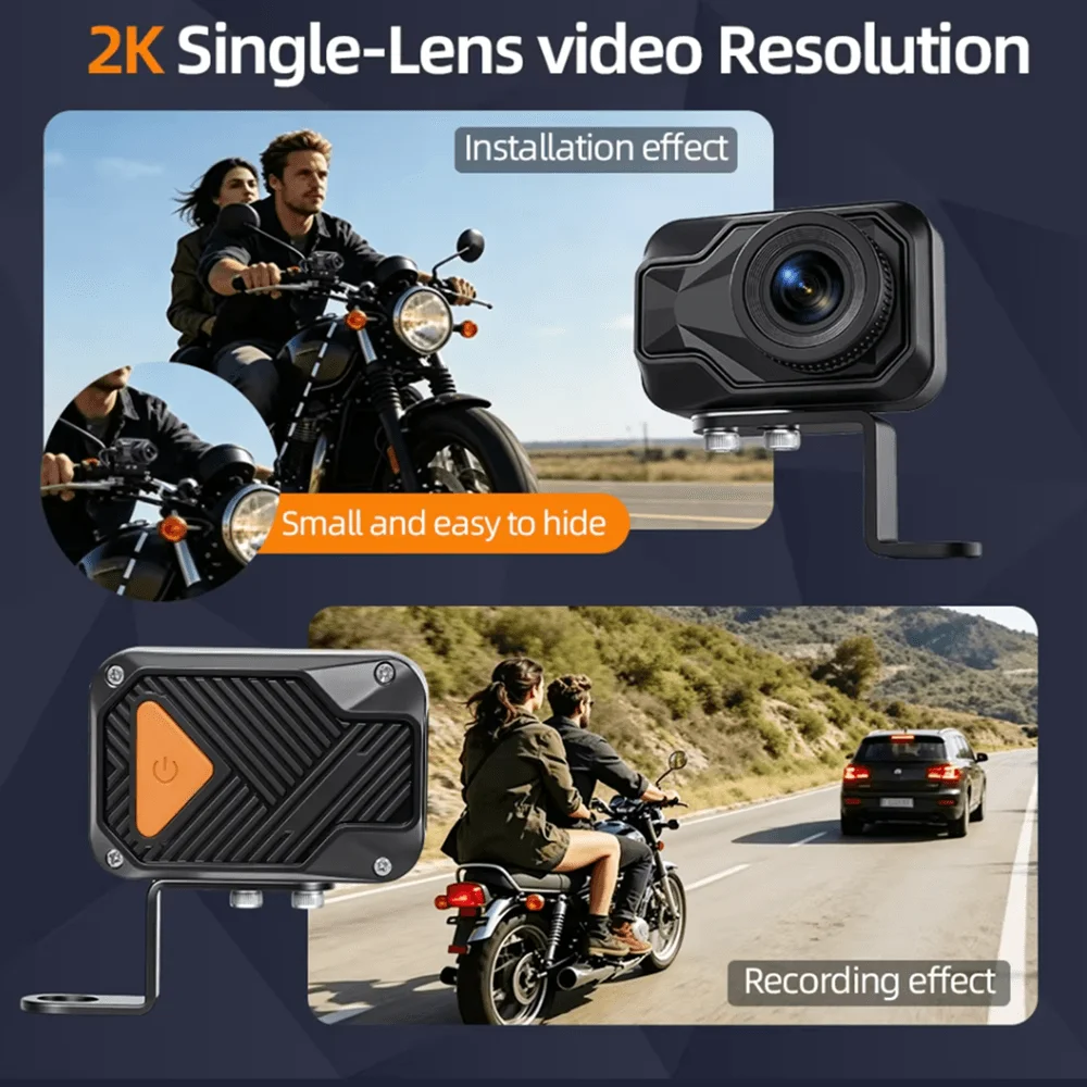 Kamera motocyklowa DVR 2K HD W – Mountain Biking App recenzja i cena