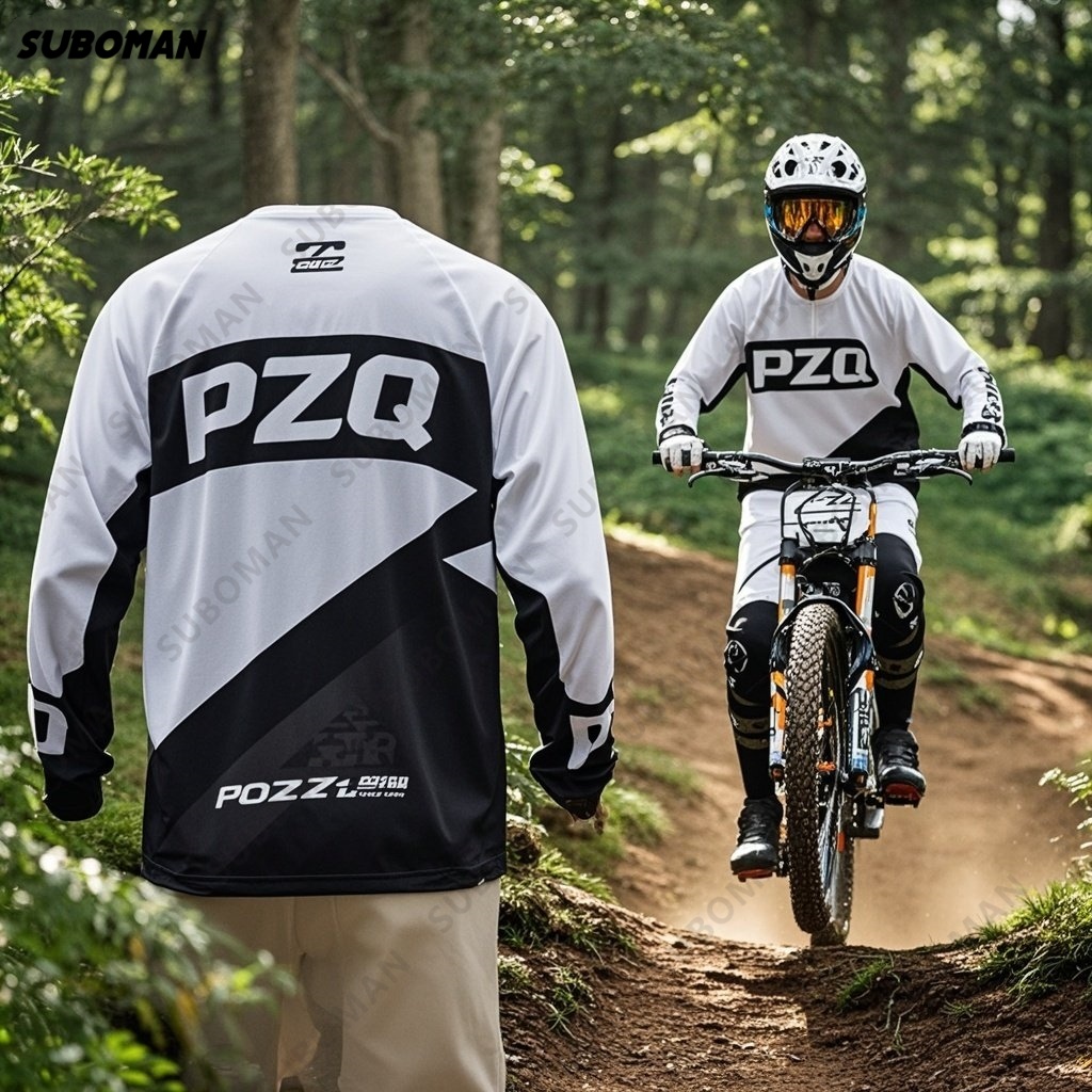 Nowa marka PZQ, koszulka motoc – Mountain Biking New Jersey recenzja i cena