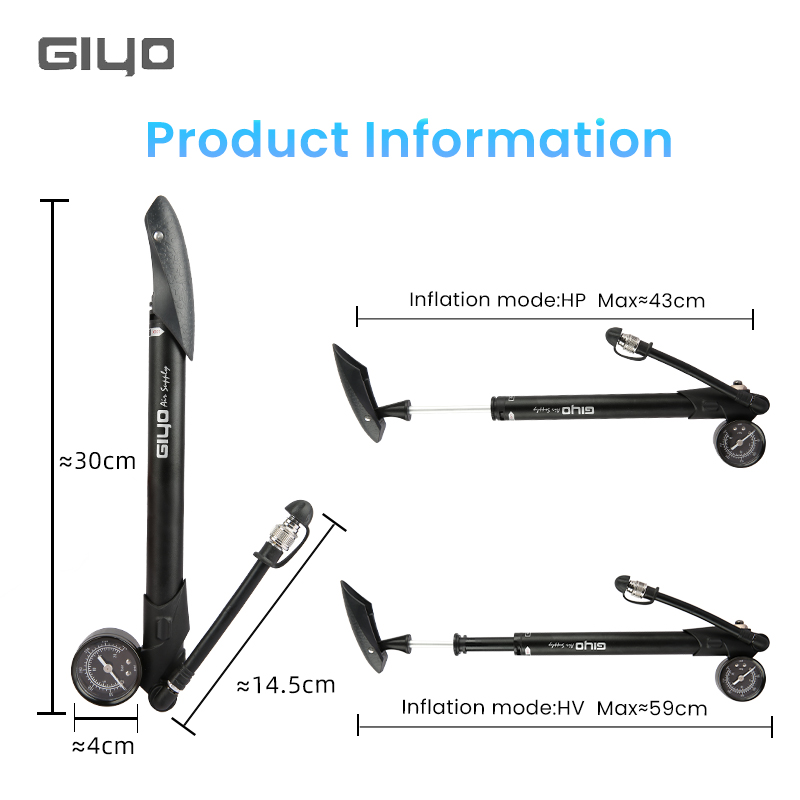 Pompka rowerowa Giyo GS-41P 30 – Mtb Fork Air recenzja i cena