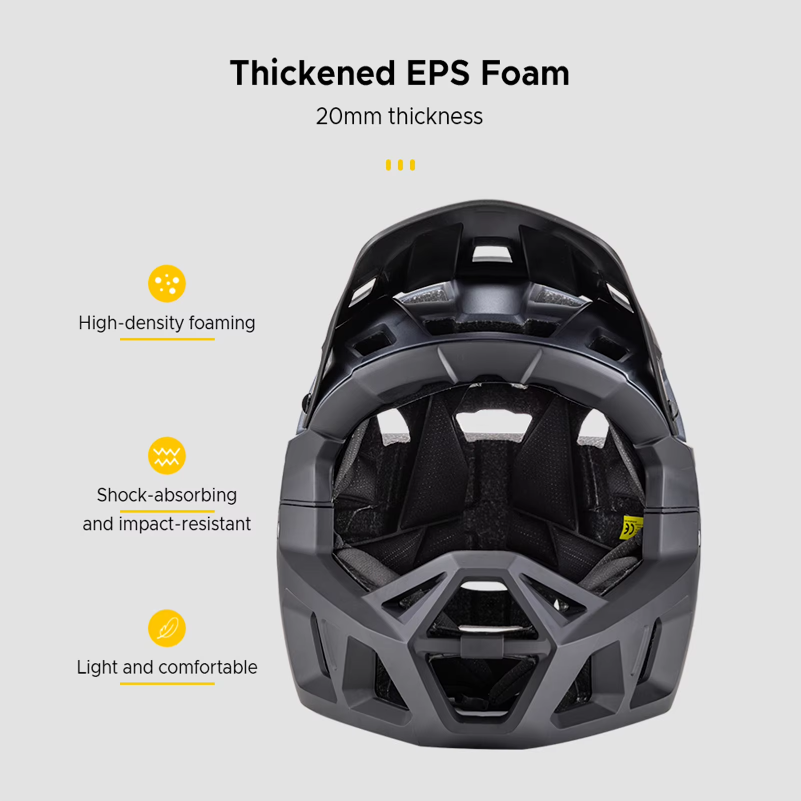 Pełnotwarzowy kask rowerowy gó – Mountain Biking Helmet Kids recenzja i cena