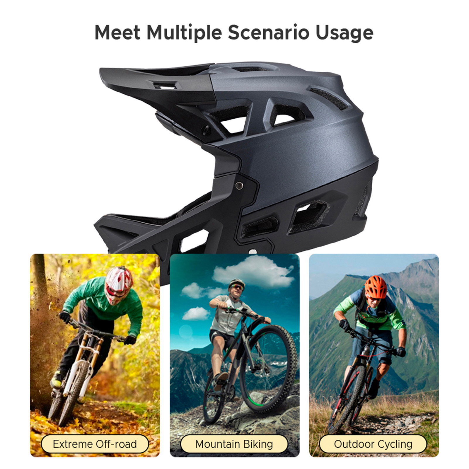 Kask rowerowy górski pełnotwar – Mountain Biking Helmet Kids recenzja i cena
